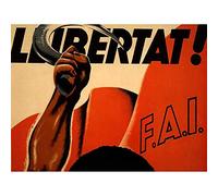 Wee Blue Coo Prints War Spanish Civil Republican Left Communist Socialist Poster 30X40 CM 12X16 IN Guerra Español REPÚBLICA Comunista Póster