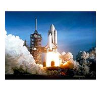 Wee Blue Coo SPACE 1981 SHUTTLE LAUNCH NUMBER ONE COLUMBIA NASA NEW FINE ART PRINT POSTER PICTURE 30x40 CMS CC4252