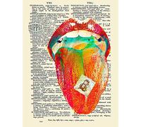 Wee Blue Coo Tripper Acid Lsd Dictionary Page Art Print Poster Wall Decor 12X16 Inch