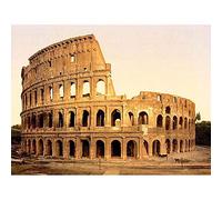 Wee Blue Coo VINTAGE PHOTO EXTERIOR COLISEUM ROME ITALY LANDMARK TRAVEL NEW FINE ART PRINT POSTER PICTURE 30x40 CMS Vendimia FOTO COLISEO Roma Italia Punto de referencia Viajar Lámina Póster Imagen