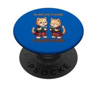 Wee, Sleeket, Cowran, Tim'rous Beastie Cute Cat Burns Night PopSockets PopGrip Adhesivo