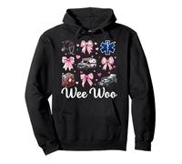 Wee Woo Ambulancia Conductor Paramédico EMT Emergencia Chica Mamá Sudadera con Capucha