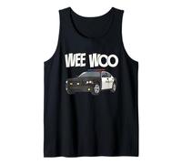 Wee Woo Cop Police Funny Police Officer Patrol Car Gifts Camiseta sin Mangas