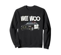 Wee Woo Cop Police Funny Police Officer Patrol Car Gifts Sudadera