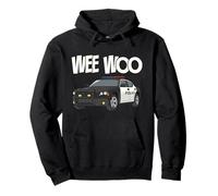 Wee Woo Cop Police Funny Police Officer Patrol Car Gifts Sudadera con Capucha