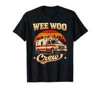 Wee Woo Crew Ambulancia Vintage EMS EMT Paramédico Camiseta