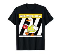 Wee Woo Crew Goose EMT Bombero paramédico Divertido Camiseta