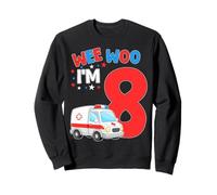 Wee Woo I Am 8 Años Edad 8 Niños Cumpleaños Sudadera