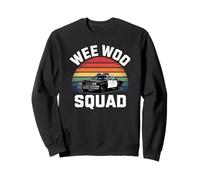 Wee Woo Squad Coche de policía Vehículo de Emergencia Retro Kids Fun Sudadera