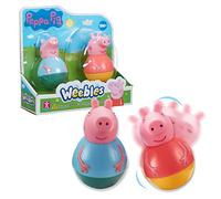 WEEBLES, 2 Personajes Peppa Pig, Culbuto, Juguete de Despertar, Juguete para Niños Desde 1 Año, GIOCHI PREZIOSI, WE0002