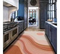 WEECHAINGE Alfombras 80x150cm Alfombra Abstracta artística contemporánea Moderno Abstracto Estilo Minimalista Patrón Alfombra Que no se desprende para decoración del hogar de Moda Comedor Estudio