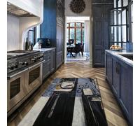 WEECHAINGE Alfombras de balcón Junto al mar Alfombra 60x90cm Sala Estar área Lavables Grandes Beige Henri Matisse Piso Pelo bajo Antideslizante para Dormitorio Oficina Comedor Moderno Entrada