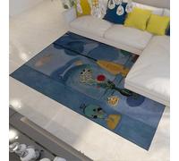 WEECHAINGE Alfombras Henri Matisse Alfombra 80x150cm de área pequeña Lavable para Sala Estar Coloridas Dormitorio Estudio Interior Vintage Suave Pelo Corto Antideslizante Comedor Rosa