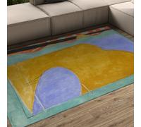 WEECHAINGE Alfombras Vintage Henri Matisse Alfombra 80x150cm de área Grande roja para Sala Estar Antideslizante Lavable Pasillo Salón Dormitorio Cocina Oficina Comedor Interior Estudio Pila Baja