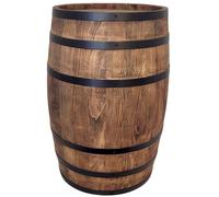 Weeco Decoración barril de madera - Muebles de estilo rústico para bares, hoteles y restaurantes - Soporte para menús, mesa alta de vino, mesa de cerveza o reserva de bebidas