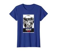 Weed Anime 420 247 365 Stoner Girl Fumando Japonés Ganja Camiseta, Mujer, Azul Real, 3XL