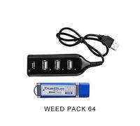 (WEED PACK 64)True Blue Mini Playstation Classic Ps1 Multi Mejores Juegos Incluido Crackhead Pack