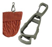 Weeder de guante rotativo-Strong Utility Clip con hebilla de bloqueo, soporte multiusos | Brampe accesorios duraderos para taza, guantes de trabajo, herramientas colgantes, organizador de acceso