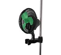 Weedness Airontek Ventilador con clip oscilante con soporte de barra, 20 W, 2 niveles, para cultivo en interiores, ventilación pequeña