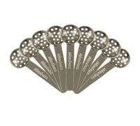 Weedness Bong Rejilla Suspendida Ø 10 mm 10 Piezas en Acero - Tubos Pipas Rejilla Chillum Filtro Rejilla Metálica