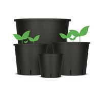 Weedness Maceta Redonda de plástico de 15 litros 30 x 26 cm - Maceta para Plantas Maceta Cuadrada para el Cultivo de Flores