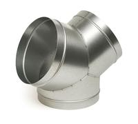 Weedness Raccordo a Y 200 mm in Metallo per aspirazione Grow ventilatore canalizzato Filtro Carbone