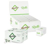Weedness Rolls Papel de Fumar largo - 24 librito + Filtro de carbon Endless Paper Premium Slim Natural Long Papers King Size en blanco verde Papel de liar sabores