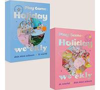 WEEEKLY - WEEEKLY [ PLAY GAME:HOLIDAY ] 4th Mini Album [ E WORLD / M WORLD ] RANDOM VER. 1ea CD+92p Photo Book+2ea Photo Card+1ea Photo Ticket +1ea Sticker+1ea Printed Photo+1ea Travel Name Tag K-POP SEALED