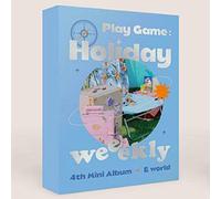 WEEEKLY - WEEEKLY [ PLAY GAME:HOLIDAY ] 4th Mini Album [ E WORLD ] VER. 1ea CD+92p Photo Book+2ea Photo Card+1ea Photo Ticket +1ea Sticker+1ea Printed Photo+1ea Travel Name Tag K-POP SEALED+TRACKING CODE