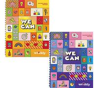WEEEKLY - WEEEKLY [WE CAN] 2nd Mini Album [ORB + WAVE] 2 VER SET. 2ea CD+2ea Photo Book(each 92p)+2ea Photo Card +2ea Planet Photo Card+2ea Message Card+2ea Sticker Pack+TRACKING CODE K-POP SEALED