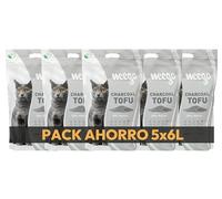Weego Cat Litter Charcoal Tofu 6L (5 Unit Pack Ahorro)