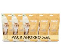 Weego Cat Litter Soft Tofu 6L (5 Unit Pack Ahorro)