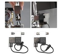 Weehey DC 12V Válvula Solenoide de Salida Acuario Regulador del Sistema de CO2 Válvula Magnética Eléctrica de Baja Temperatura para Acuario Tanque de Peces Planta de Agua Césped Crece