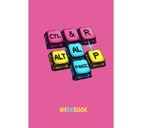 WEekBOOK 6x9 Academic Planner Undated Weekly: 200 Pages Minimalist Organizer for Students Professionals Work School University Office: Sloppy Thoughts Journal Priorities Goals Mindfulness Balance