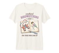 Weekend Birdwatching Club Birder Bird Watcher Birding Lover Camiseta Premium