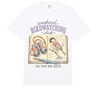 Weekend Birdwatching Club Birder Bird Watcher Birding Lover Comfort Colors Adult Heavyweight T-Shirt