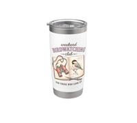 Weekend Birdwatching Club Birder Bird Watcher Birding Lover Vaso térmico de acero inoxidable de doble pared