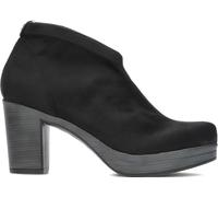 WEEKEND by Pedro Miralles - Botín de ante,nobuk,serraje,tacón ancho y plataforma,suela de goma,clásico,sencillo,color liso, para: Mujer color: NEGRO talla:39