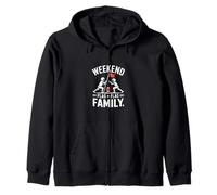 Weekend Flag and Flag Family Football Sudadera con Capucha
