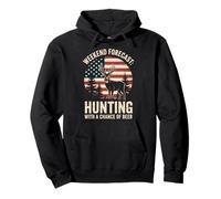 Weekend Forecast Hunting With A Chance Of Beer Sudadera con Capucha