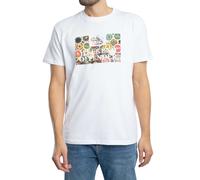 Weekend Offender de los hombres Camiseta gráfica con gorras, Blanco