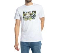 Weekend Offender de los hombres Camiseta gráfica con himnos, Blanco