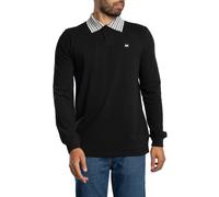 Weekend Offender de los hombres Polo de manga larga Lindley, Negro