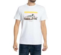 Weekend Offender Hombre Camiseta Gráfica Quaaludes, White, XL