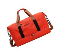 Weekender Bags For Women | Large Organizer Mens Travel Bags | Waterproof Weekender Travel Bag For Women Ladies Overnight Carry On Tote Duffel Bag With Luggage Sleeve And Shoes Compartment, rojo