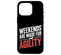 Weekends Are Made For Agility Dog Handler Trainer Fun |- Carcasa para iPhone 16 Pro