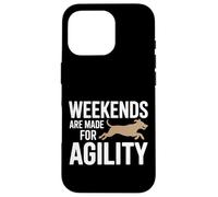 Weekends Are Made For Agility Dog Handler Trainer Fun - Carcasa para iPhone 16 Pro