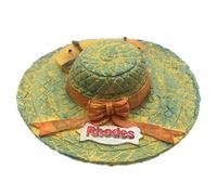 Weekinglo Souvenir Imán de Nevera Rhodes Grecia Resina 3D Artesanía Hecha A Mano Turista Viaje Ciudad Recuerdo Colección Carta Refrigerador Etiqueta