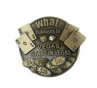Weekinglo Souvenir Las Vegas América EE. UU. Imán de Nevera de Metal 3D Artesanía Hecha A Mano Turista Ciudad de Recuerdos de Recuerdos Carta de Refrigerador Etiqueta