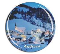 Weekino Andorra Imán de Nevera 3D de Cristal de Turismo de la Ciudad de Viaje Recuerdo de la Colección de Regalo Fuerte Etiqueta Engomada del refrigerador